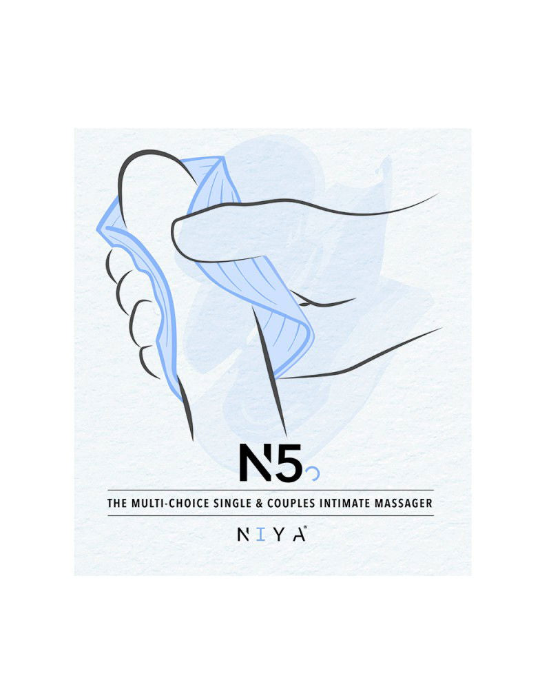 NIYA - NIYA 5 - Oplegvibrator met Afstandsbediening - Lichtblauw