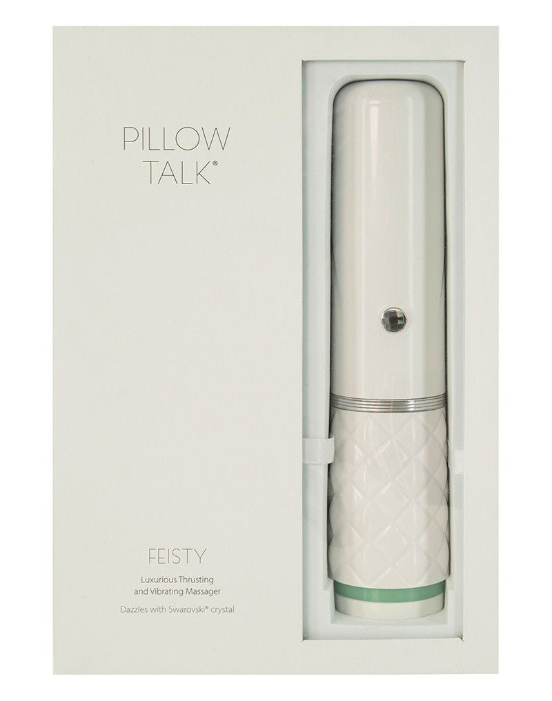 Pillow Talk - Feisty - Thrusting Vibrator - Mint