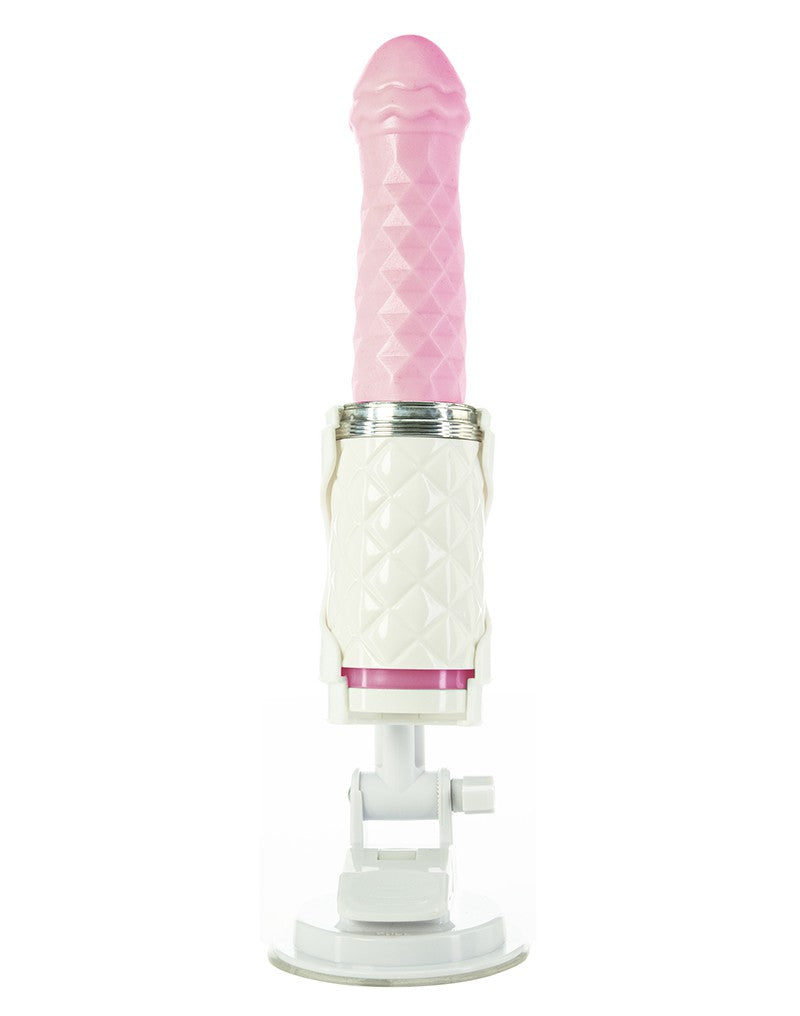Pillow Talk - Feisty - Thrusting Vibrator - Roze