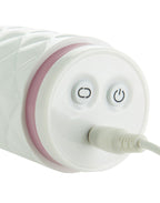 Pillow Talk - Feisty - Thrusting Vibrator - Roze