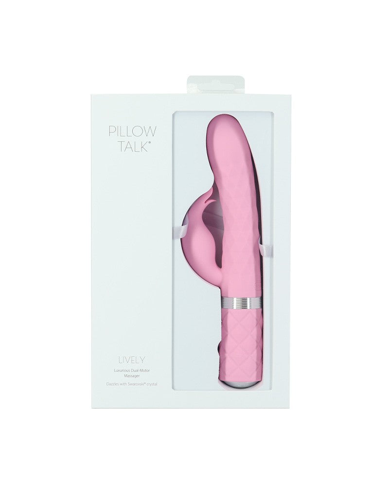 Pillow Talk - Lively - Rabbit Vibrator - Lichtroze