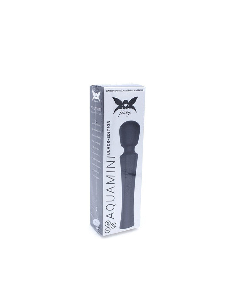 Pixey - Aquawand Mini - Mini Wand Vibrator - Zwart