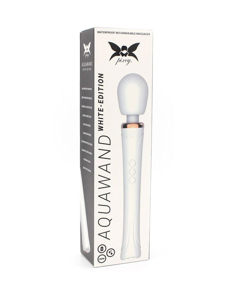 Pixey - Aquawand - Wand Vibrator - Wit