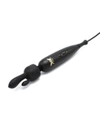 Pixey - Pixey Turbo - Wand Vibrator met 2 Opzetstukken - Zwart