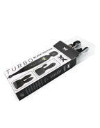 Pixey - Pixey Turbo - Wand Vibrator met 2 Opzetstukken - Zwart