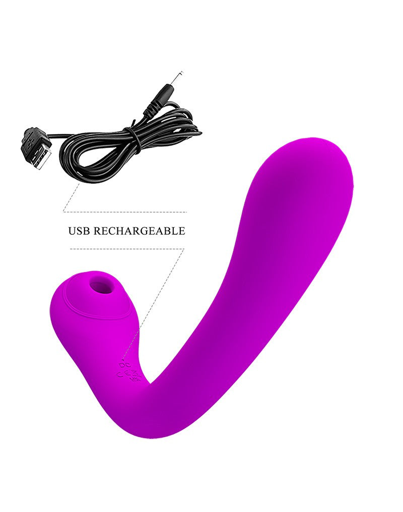 Pretty Love - Alex - G-Spot + Clitorisvibrator - Roze