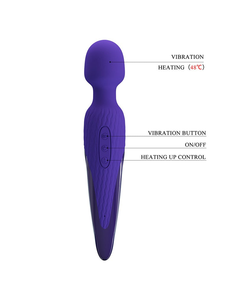 Pretty Love - Antony-Youth - Verwarmende Wand Vibrator - Paars