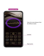 Pretty Love - August - Couple Vibrator met Appbediening - Paars