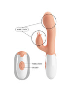 Pretty Love - Bloody Mary - Rabbit Vibrator met Clitorisstimulator - Nude