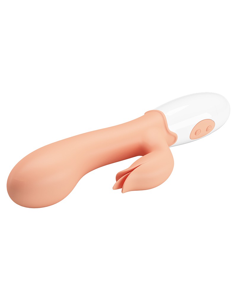 Pretty Love - Bloody Mary - Rabbit Vibrator met Clitorisstimulator - Nude