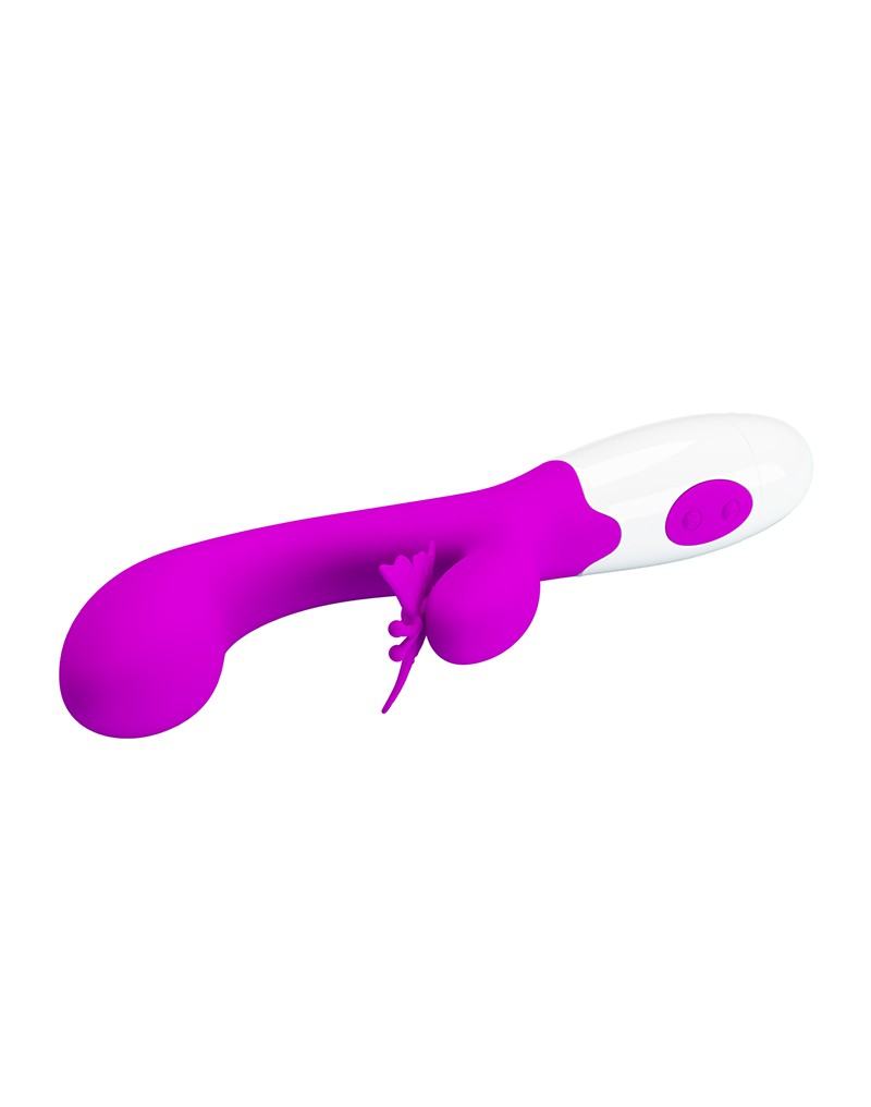 Pretty Love - Butterfly Kiss - Rabbit Vibrator - Roze