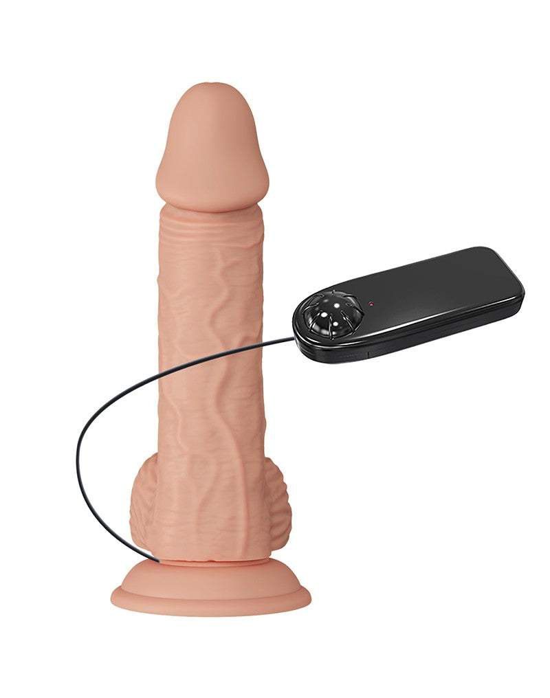 Pretty Love - Catoblepas - Realistische Vibrerende Dildo 20.6 cm - Nude