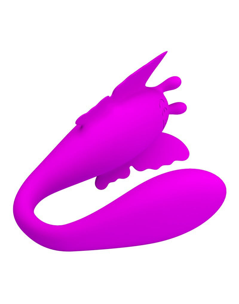 Pretty Love - Chimera - Koppelvibrator met afstandsbediening - Roze