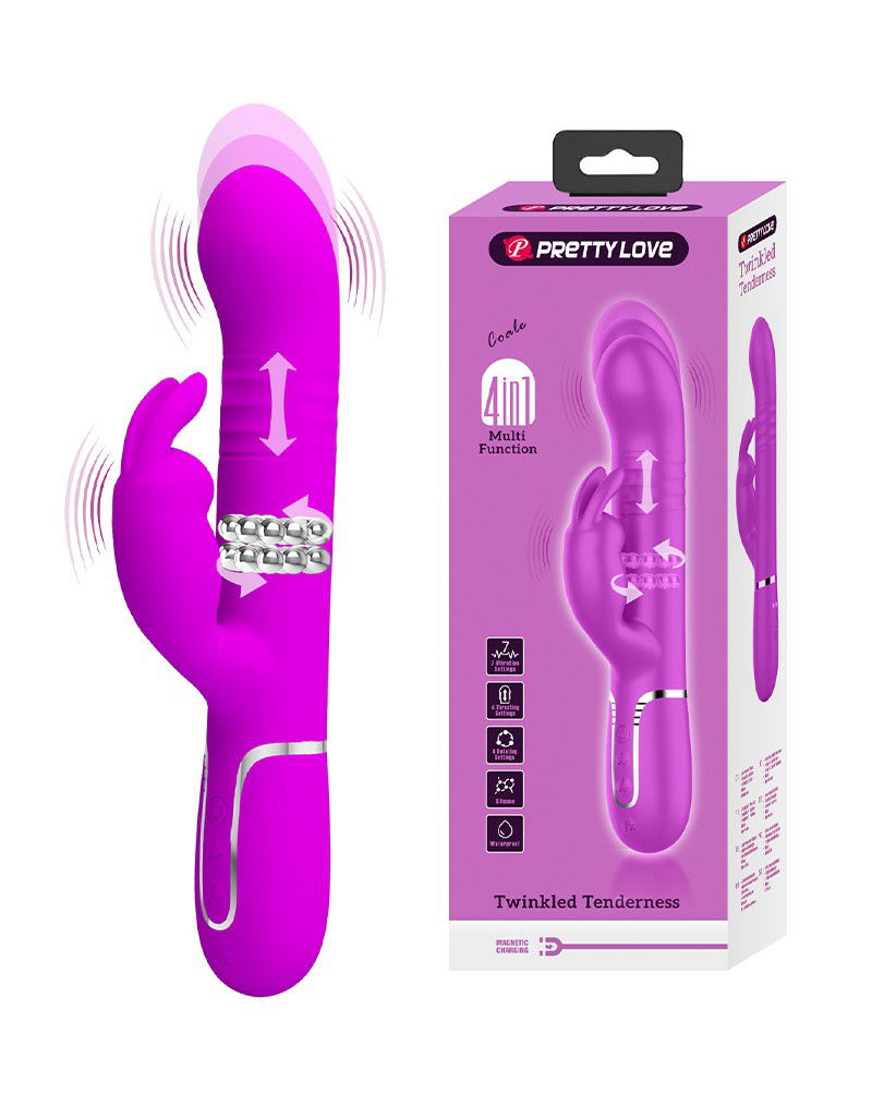 Pretty Love - Coale - Rabbit Vibrator - Paars