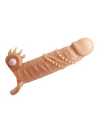 Pretty Love - Connor - Penis Sleeve Vibrator met Clitoris Stimulator - Nude