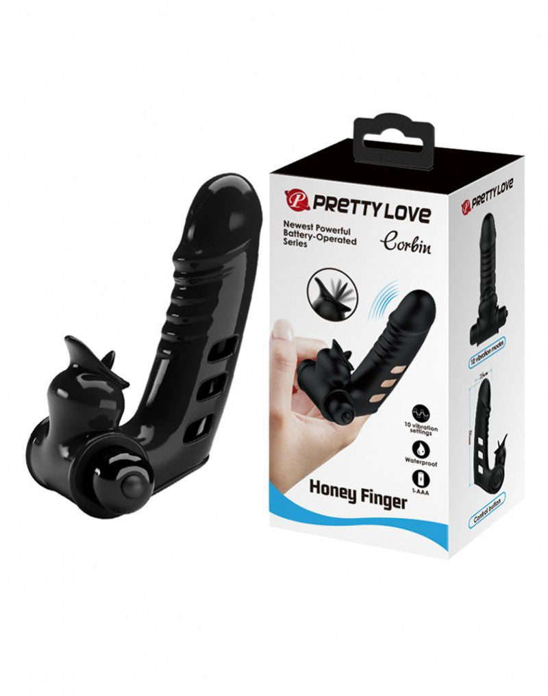 Pretty Love - Corbin - Vingervibrator - Zwart