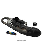 Pretty Love - Cuper - Penis Sleeve + Rabbit Vibrator - Zwart