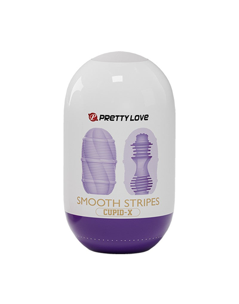 Pretty Love - Cupid X - Smooth Stripes - Masturbator - Paars, Wit