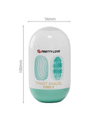 Pretty Love - Cupid X - Twist Angel - Masturbator - Groen, Wit