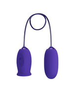 Pretty Love - Daisy-Youth - 2 in 1 Clit Likker en Vibrerend Eitje - Paars