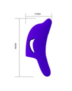 Pretty Love - Delphini - Vingervibrator - Blauw