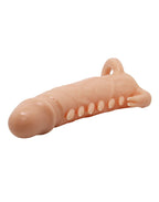 Pretty Love - Emmitt - Penis Sleeve met geribbeld ontwerp - Nude