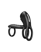 Pretty Love - Jammy - Cock Ring Vibrator met Clitoris Stimulator - Zwart
