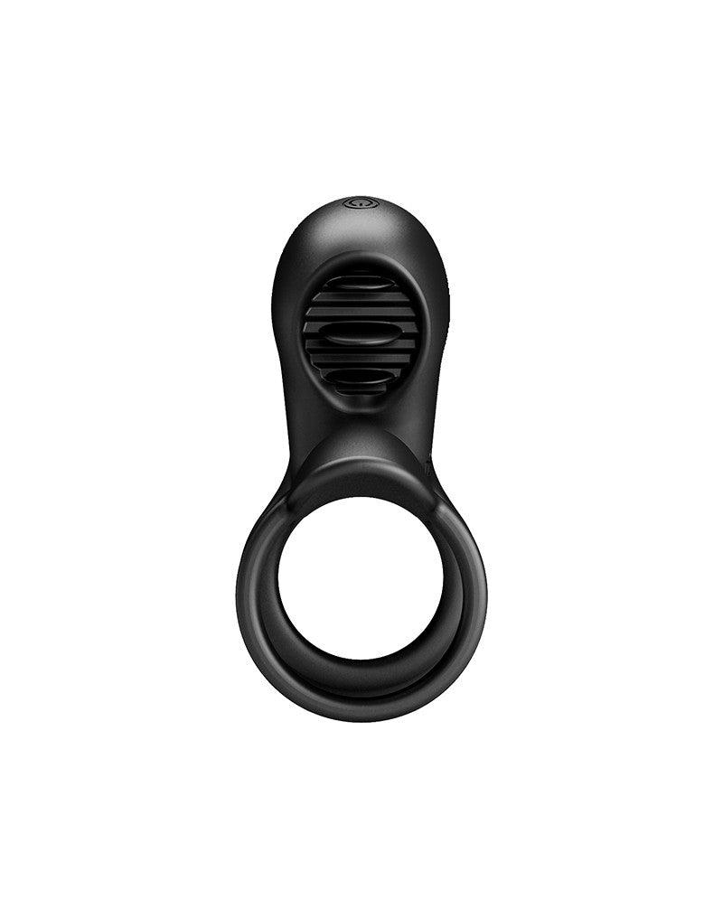 Pretty Love - Jammy - Cock Ring Vibrator met Clitoris Stimulator - Zwart
