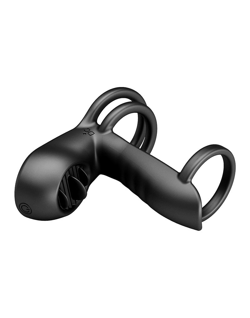 Pretty Love - Jammy - Cock Ring Vibrator met Clitoris Stimulator - Zwart