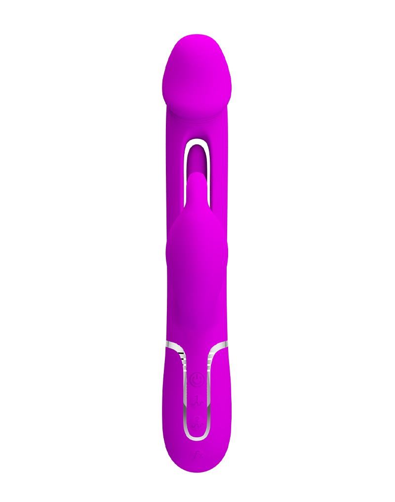 Pretty Love - Kampas - Rabbit Vibrator 3 in 1- Paars