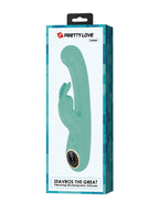 Pretty Love - Lamar - Rabbit Vibrator met Digitaal LED Display - Blauw