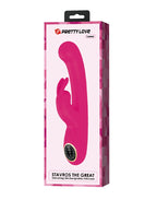 Pretty Love - Lamar - Rabbit Vibrator met Digitaal LED Display - Roze