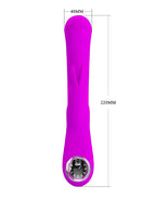 Pretty Love - Lamar - Rabbit Vibrator met Digitaal LED Display - Paars