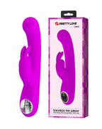 Pretty Love - Lamar - Rabbit Vibrator met Digitaal LED Display - Paars