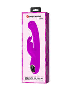 Pretty Love - Lamar - Rabbit Vibrator met Digitaal LED Display - Paars