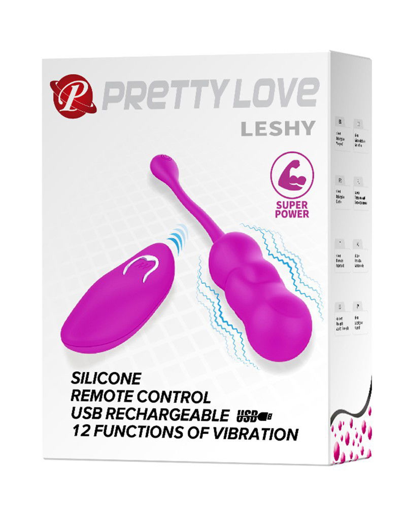 Pretty Love - Leshy - Vibrerend Ei met Afstandsbediening - Roze