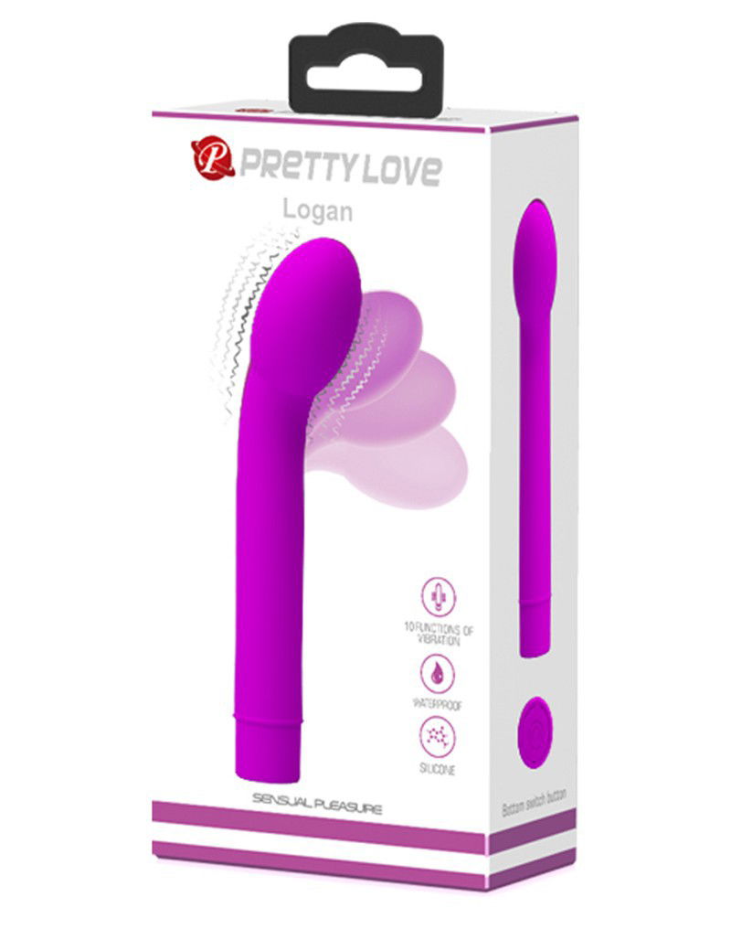 Pretty Love - Logan - Bendable G-Spot Vibrator - Pink