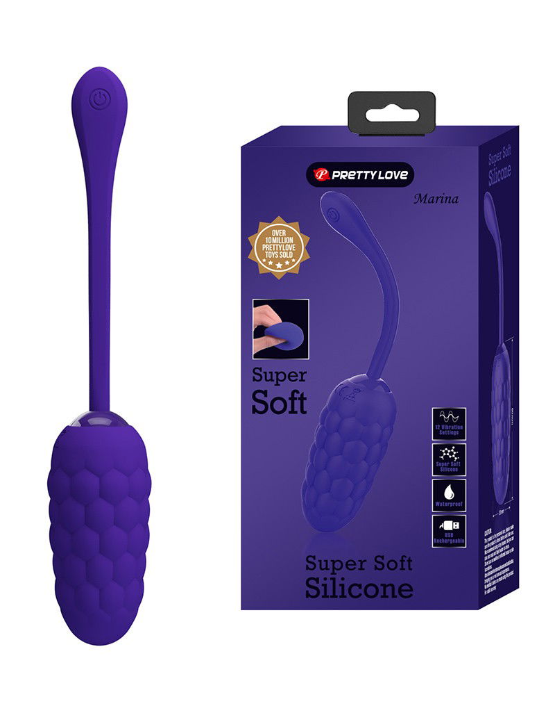 Pretty Love - Marina - Vibrerend Ei - Paars