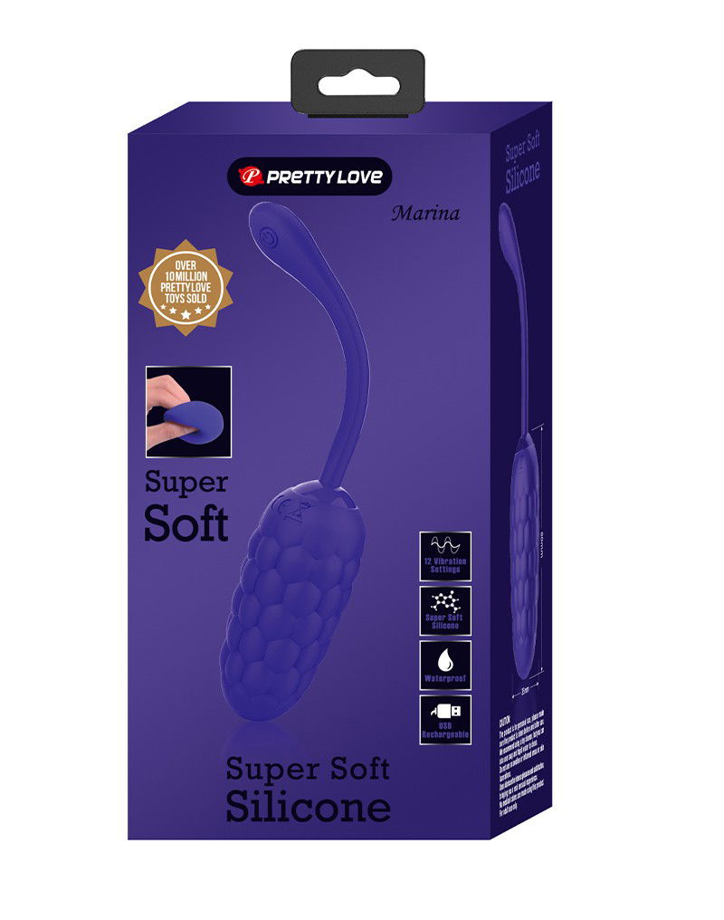 Pretty Love - Marina - Vibrerend Ei - Paars