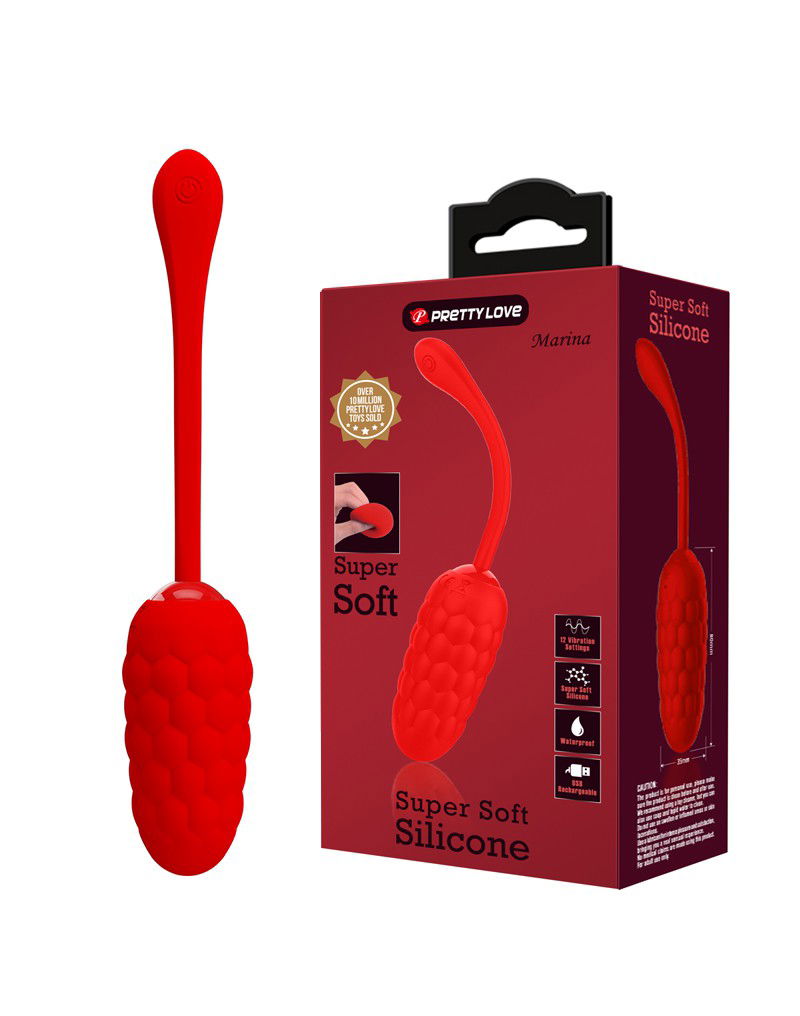 Pretty Love - Marina - Vibrerend Ei - Rood