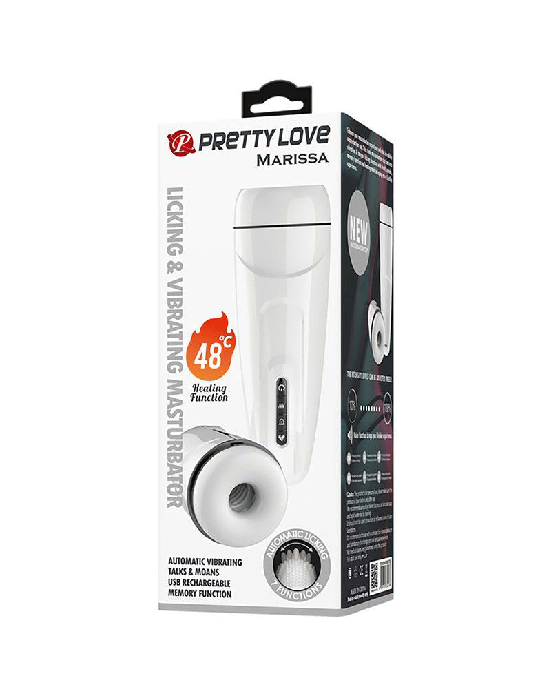 Pretty Love - Marissa - Automatisch Vibrerende Masturbator met Verwarmings-, Lik- en Kreunfunctie