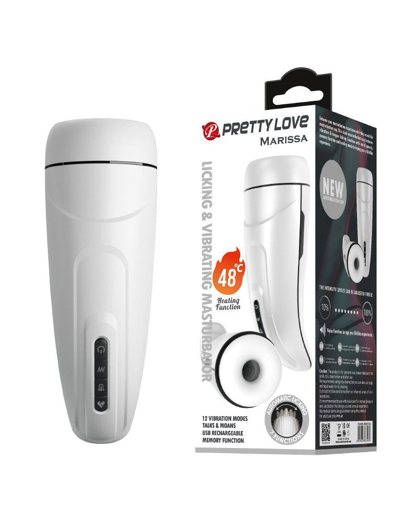 Pretty Love - Marissa - Automatisch Vibrerende Masturbator met Verwarmings-, Lik- en Kreunfunctie