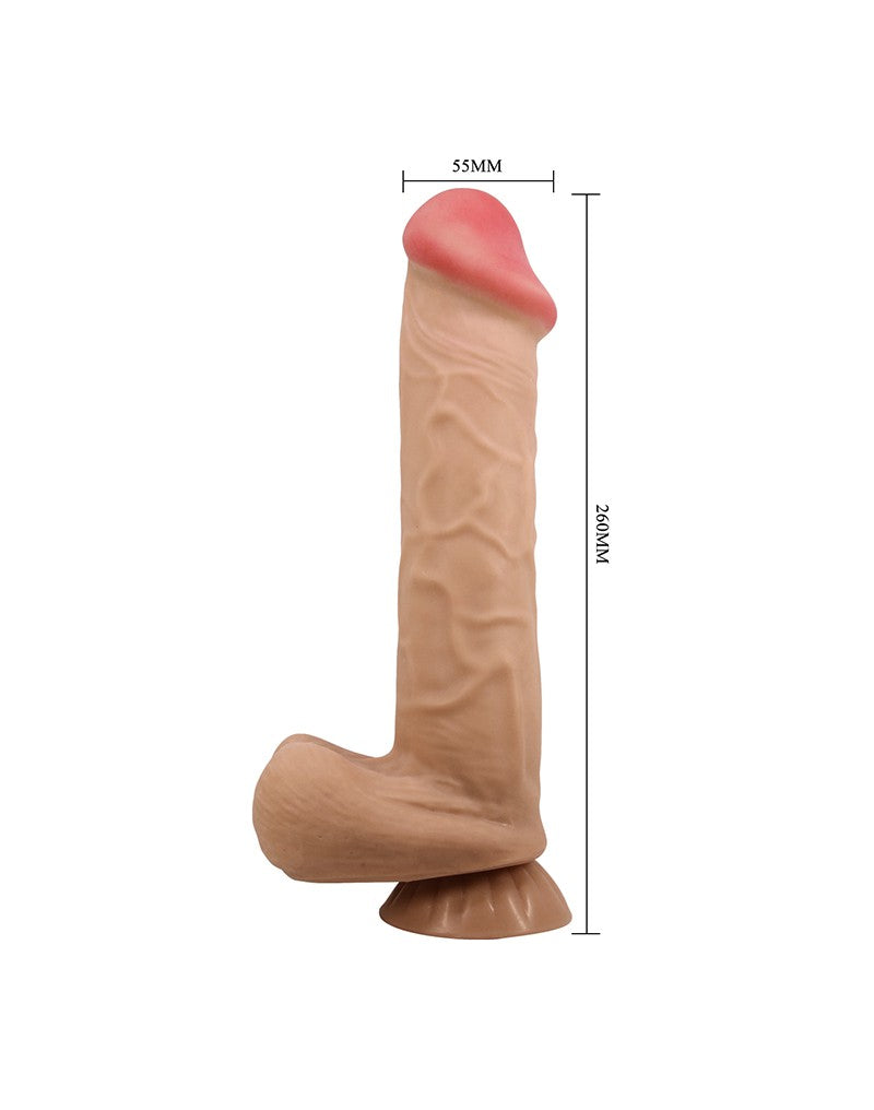 Pretty Love - Mendel - Sliding Skin 26 cm (Ø 5.5 cm) - Nude