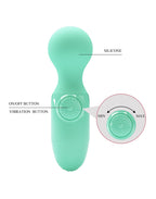 Pretty Love - Mini Stick - Mini Wand Vibrator - Groen