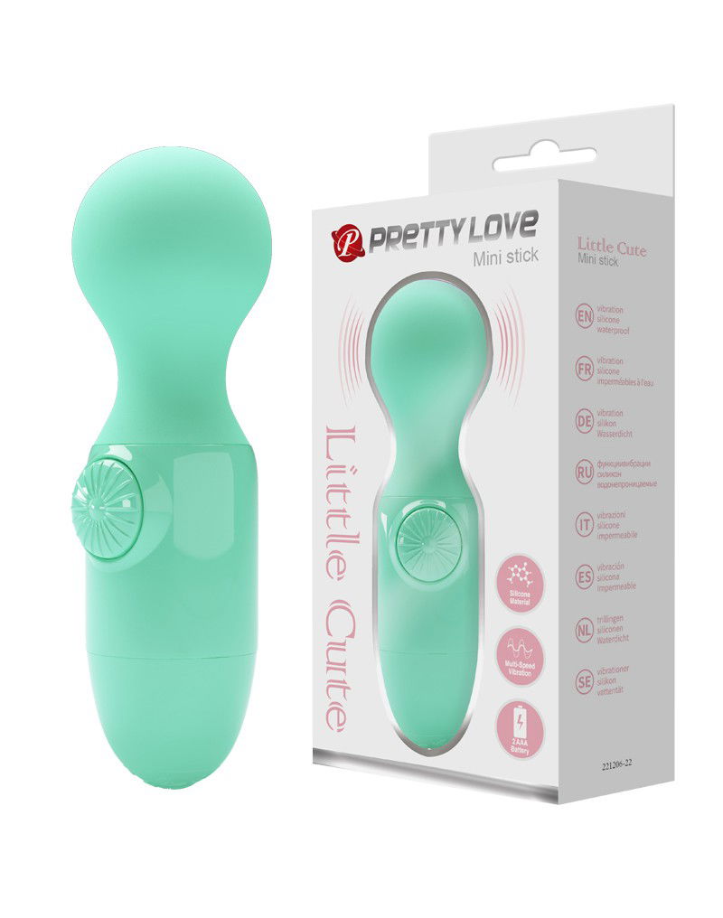 Pretty Love - Mini Stick - Mini Wand Vibrator - Groen
