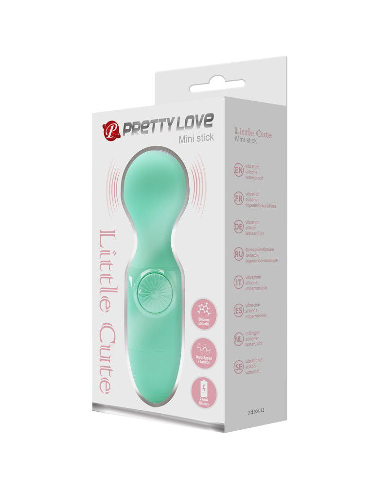 Pretty Love - Mini Stick - Mini Wand Vibrator - Groen