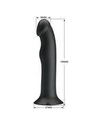 Pretty Love - Murray - Vibrerende Dildo 19 cm - Zwart