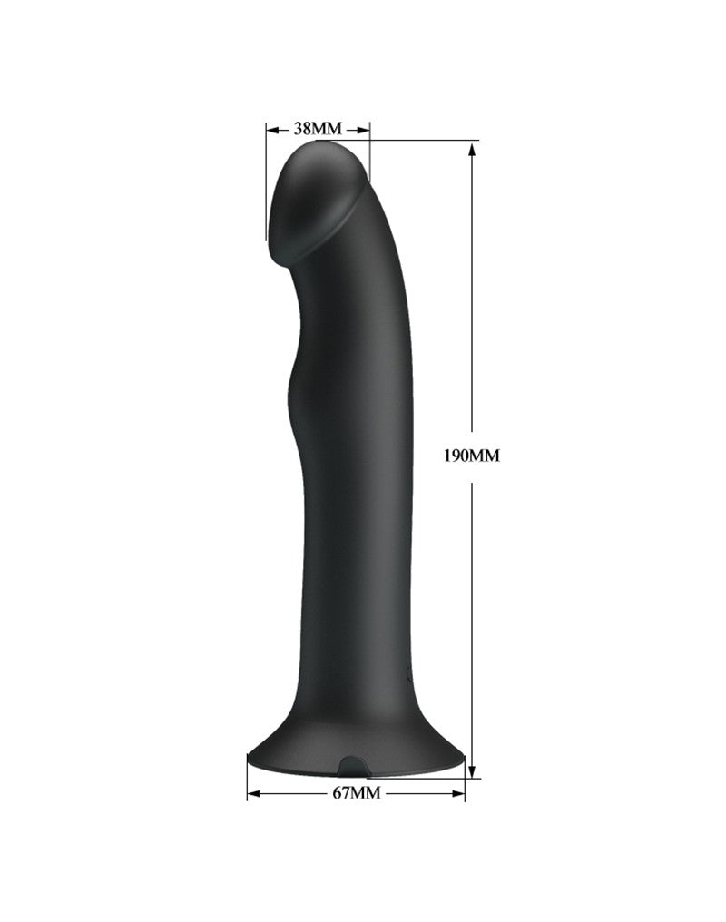 Pretty Love - Murray - Vibrerende Dildo 19 cm - Zwart