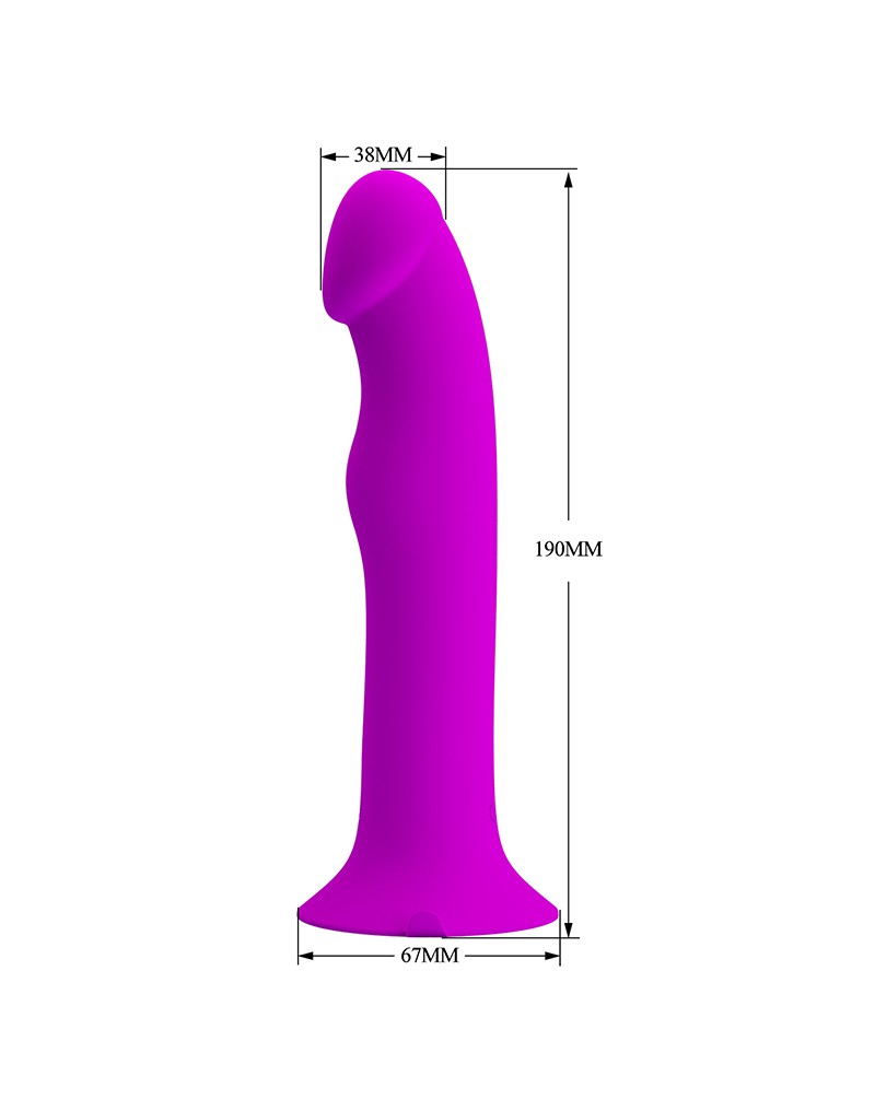 Pretty Love - Murray - Vibrerende Dildo 19 cm - Paars