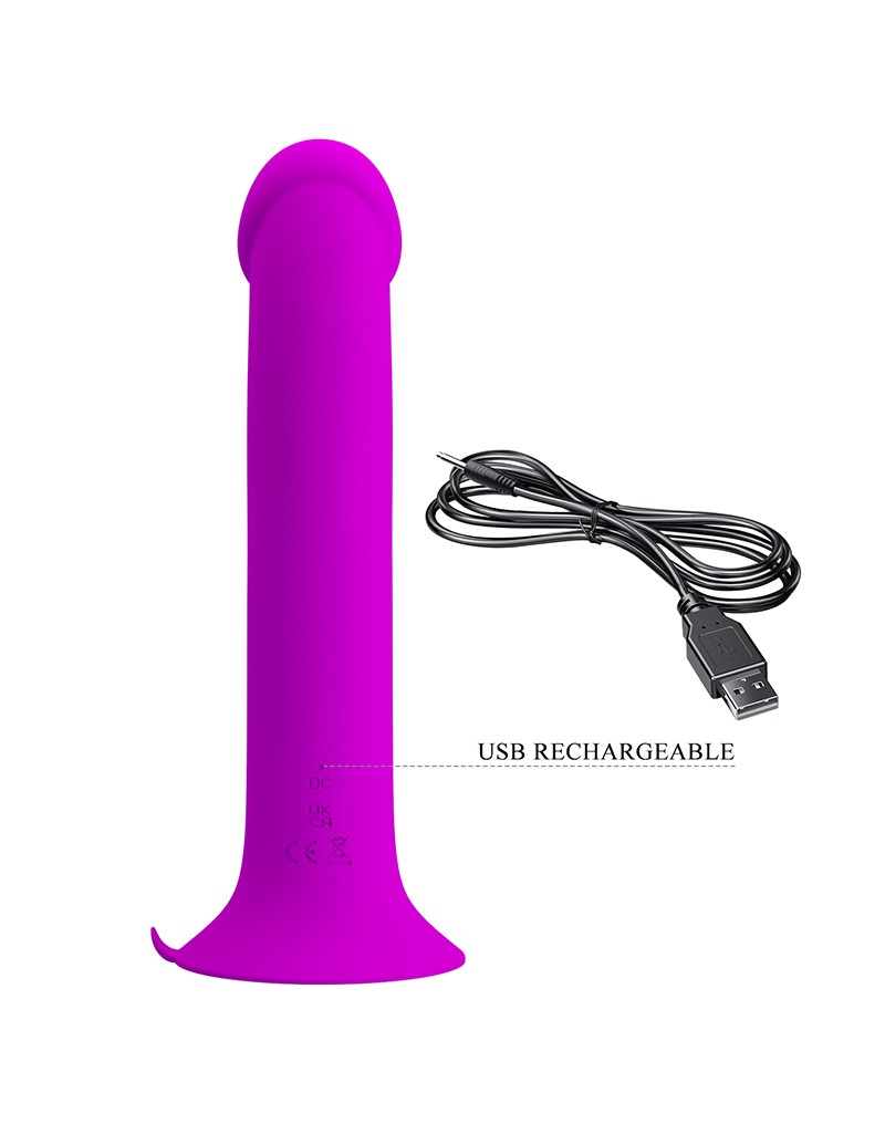 Pretty Love - Murray - Vibrerende Dildo 19 cm - Paars